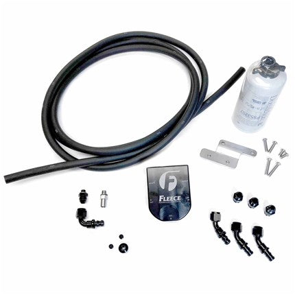 Fleece Auxiliary Fuel Filter Kit - 03-18 Dodge Cummins 5.9L/6.7L